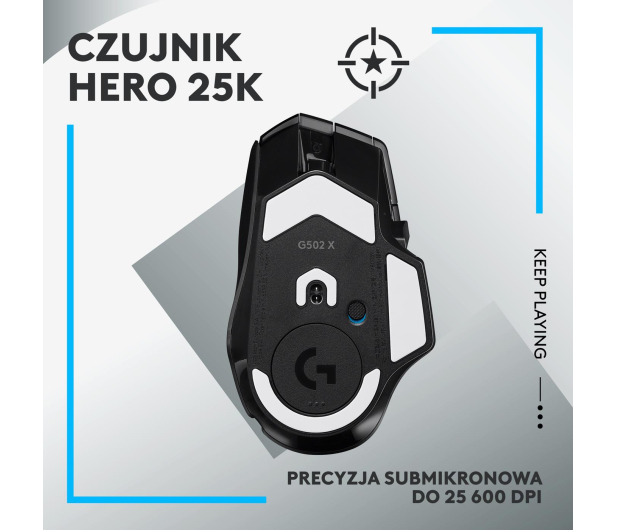 LOGITECH G502 X LIGHTSPEED Czarna - 1066487 - zdjęcie 9